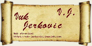Vuk Jerković vizit kartica